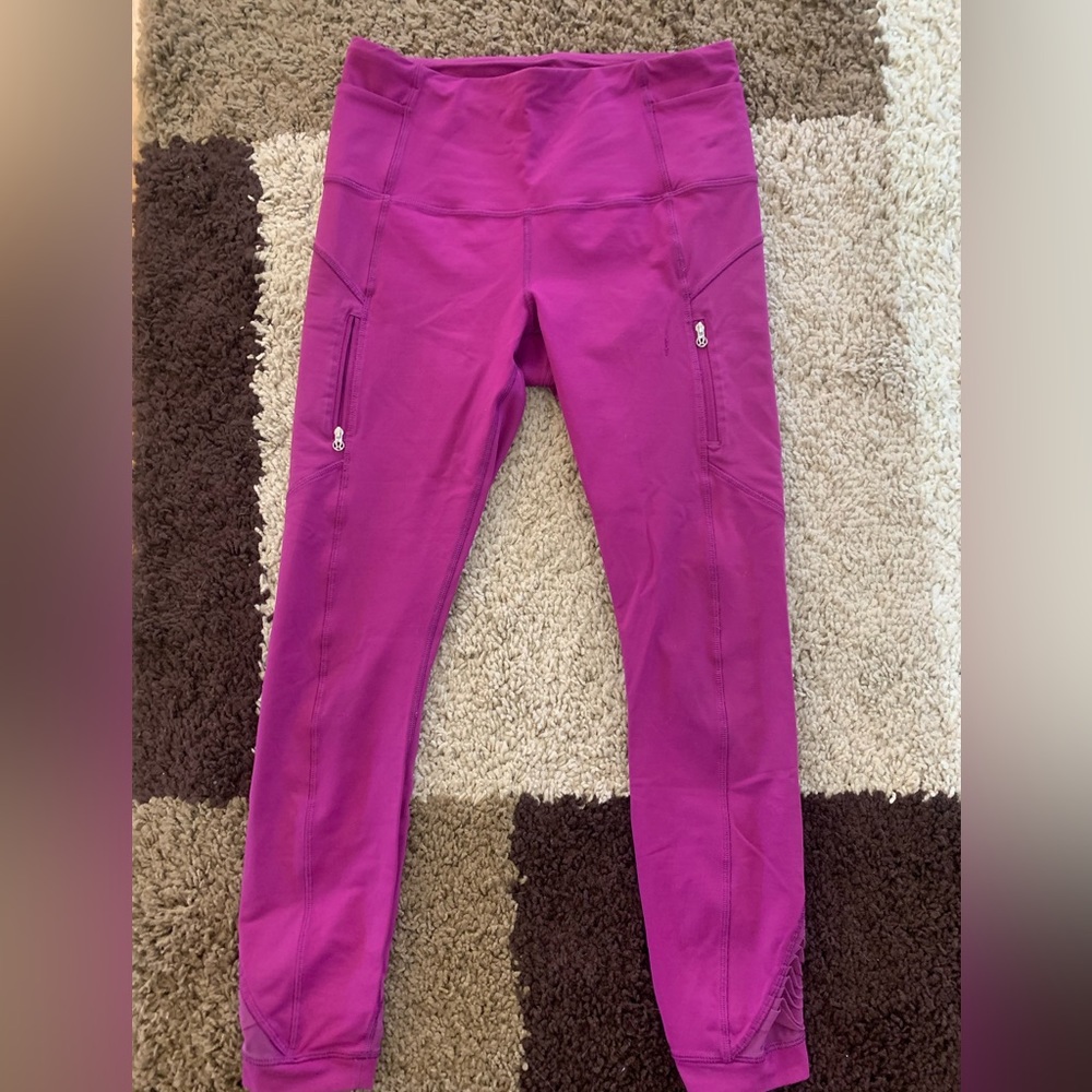 Pink Lululemon Leggings